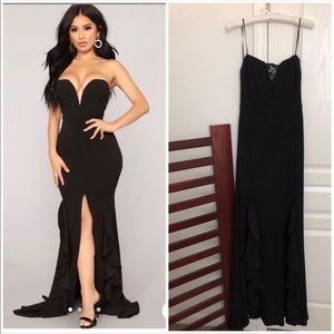 Black formal dress